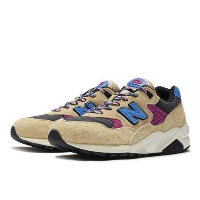 MT580LE2 Levi's New Balance 580 Beige Grey Blue (Men's)