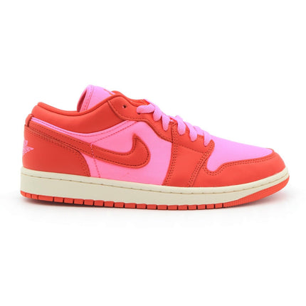 FB9893-600 Nike Air Jordan 1 Low SE Pink Blast Chile Red Sail (Women's)