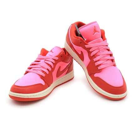 FB9893-600 Nike Air Jordan 1 Low SE Pink Blast Chile Red Sail (Women's)