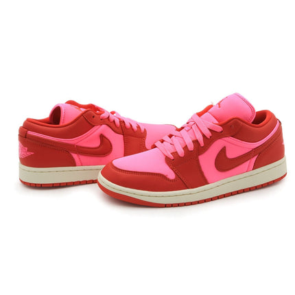 FB9893-600 Nike Air Jordan 1 Low SE Pink Blast Chile Red Sail (Women's)