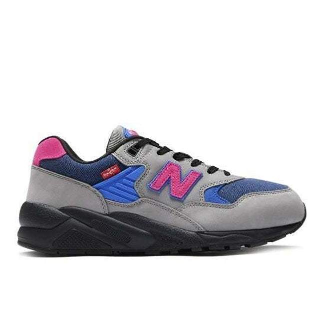 MT580LV2 Levi's New Balance 580 Grey Navy Magenta (Men's)