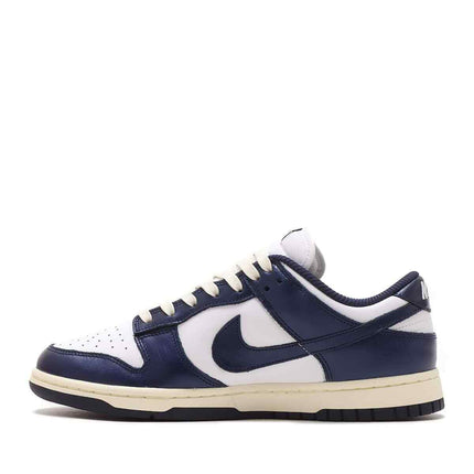 DD1503-115 Nike Dunk Low Vintage Navy White Midnight Navy Sail (Women's)