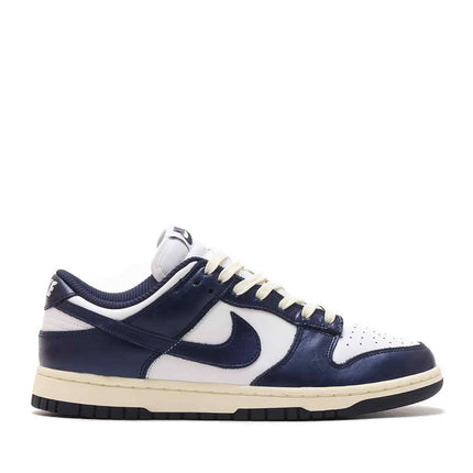 DD1503-115 Nike Dunk Low Vintage Navy White Midnight Navy Sail (Women's)