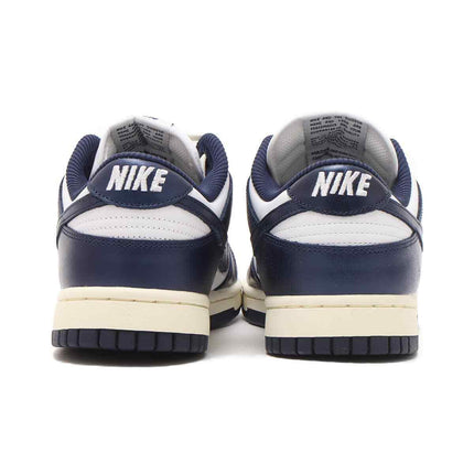 DD1503-115 Nike Dunk Low Vintage Navy White Midnight Navy Sail (Women's)