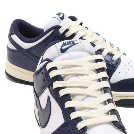 DD1503-115 Nike Dunk Low Vintage Navy White Midnight Navy Sail (Women's)