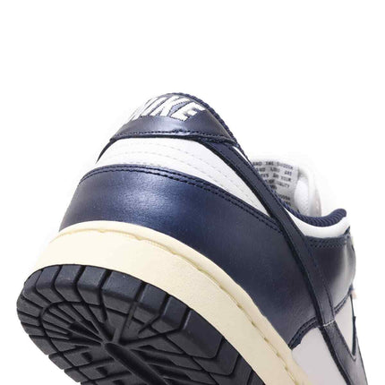 DD1503-115 Nike Dunk Low Vintage Navy White Midnight Navy Sail (Women's)