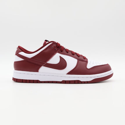 DD1391-601 Nike Dunk Low Retro Team Red White Wine Bordeaux Burgundy (Men's)