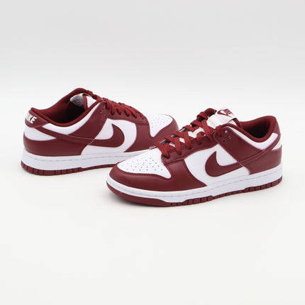 DD1391-601 Nike Dunk Low Retro Team Red White Wine Bordeaux Burgundy (Men's)