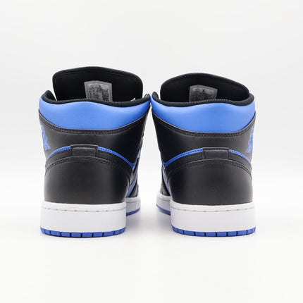 DQ8426-042 Nike Air Jordan 1 Mid Black White Royal Blue (Men's)