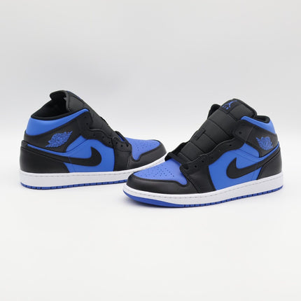 DQ8426-042 Nike Air Jordan 1 Mid Black White Royal Blue (Men's)