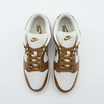 FJ2260-001 Nike Dunk Low LX Ale Brown Ostrich Phantom Metallic Gold (Women's)