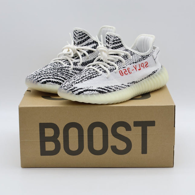 CP9654 adidas Yeezy Boost 350 V2 Zebra White Black Red (Men's)