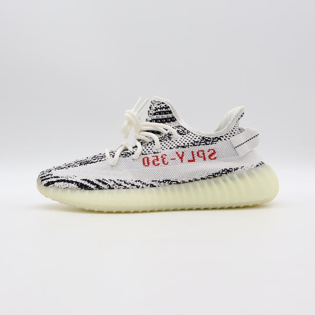 CP9654 adidas Yeezy Boost 350 V2 Zebra White Black Red (Men's)