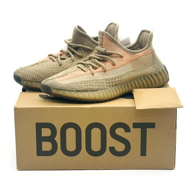 FZ5240 Adidas Yeezy Boost 350 V2 Sand Taupe Brown Beige Orange