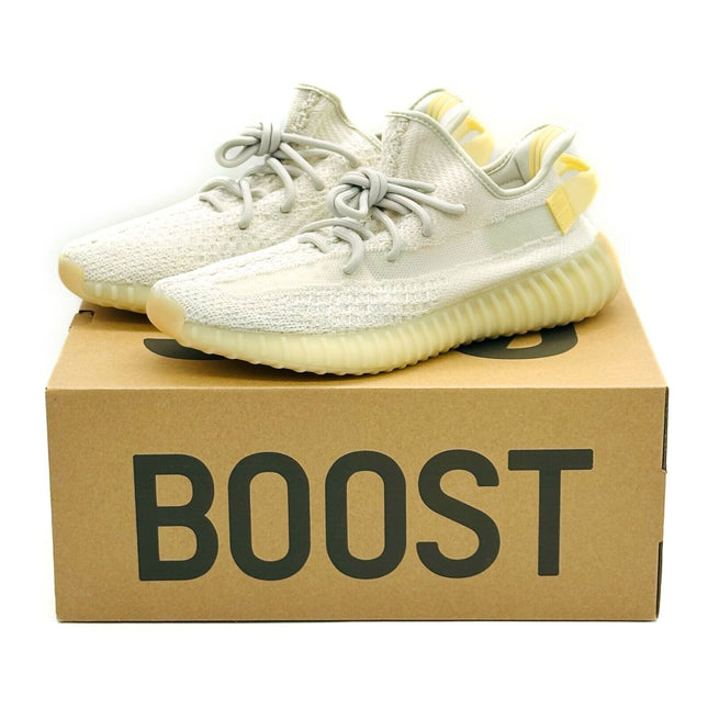 GY3438 Adidas Yeezy Boost 350 V2 Light Yellow Beige Ivory Cream Sail