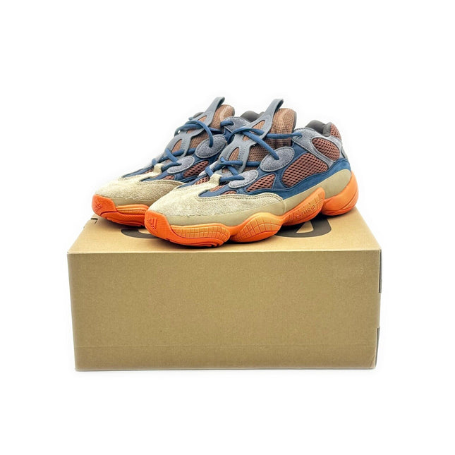 GZ5541 Adidas Yeezy 500 Enflame Blue Brown Grey Orange Beige Sand Dark Navy