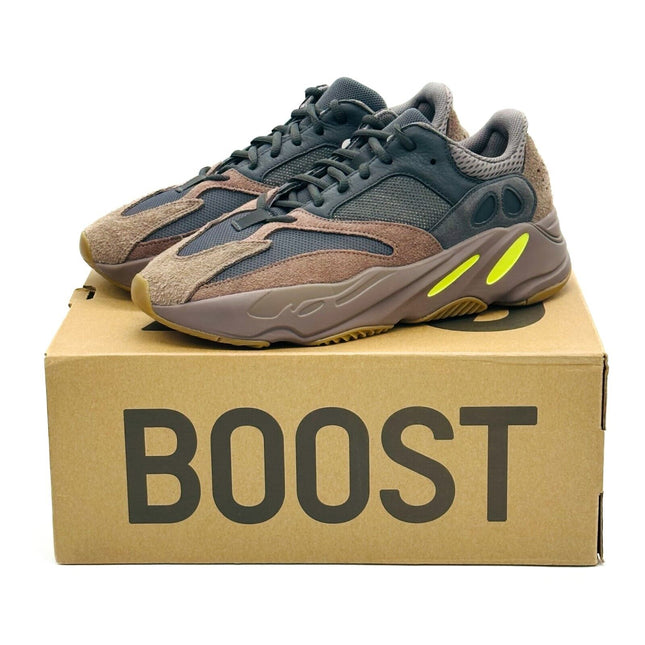 EE9614 Adidas Yeezy Boost Waver Runner Mauve Dark Grey Yellow Charcoal Gray