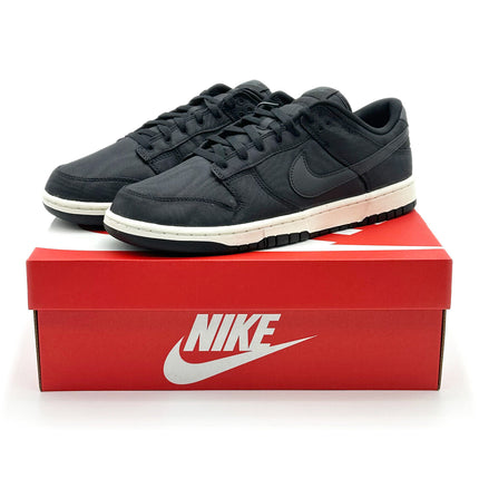 DV7211-001 Nike Dunk Low Retro PRM Black Sail Canvas (Men's)