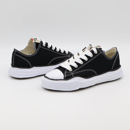 A01FW702-BLACK Maison MIHARA YASUHIRO PETERSON OG Sole Canvas Low Cut (Men’s)