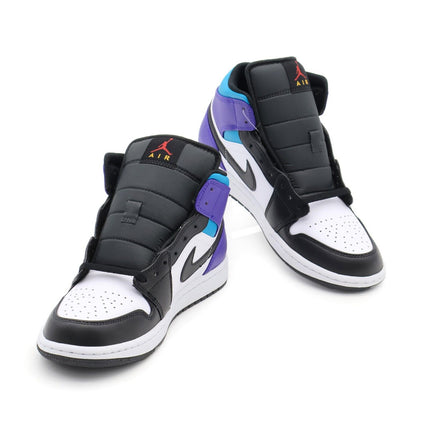 DQ8426-154 Nike Air Jordan 1 Mid Bright Concord Black Blue Purple White (Men's)