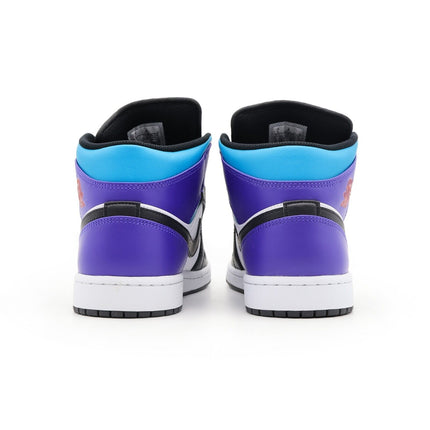 DQ8426-154 Nike Air Jordan 1 Mid Bright Concord Black Blue Purple White (Men's)