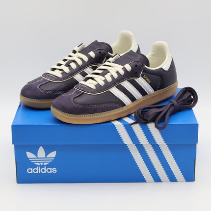 IG6836 adidas Originals Samba OG Aura Black Cream White Gold Metallic (Women's)