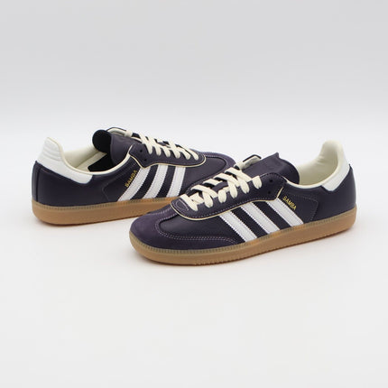 IG6836 adidas Originals Samba OG Aura Black Cream White Gold Metallic (Women's)