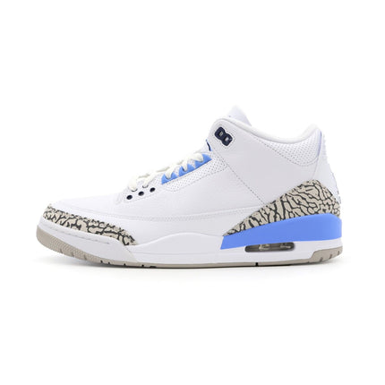 CT8532-104 Nike Air Jordan 3 Retro UNC White Valor Blue Tech Grey (Men's)