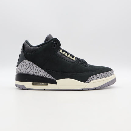 CK9246-001 Nike Air Jordan 3 Retro Off Noir (Women's)