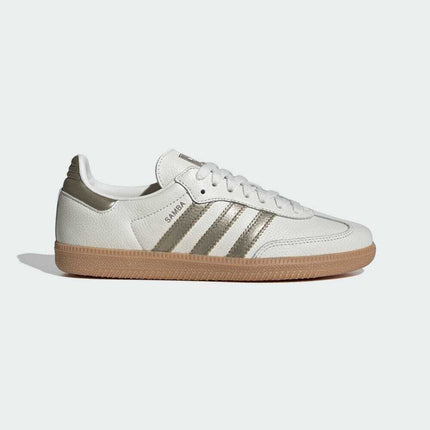 IG1964 adidas Originals Samba OG Off White Cyber Metallic Wonder (Women's)