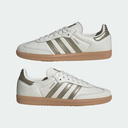 IG1964 adidas Originals Samba OG Off White Cyber Metallic Wonder (Women's)