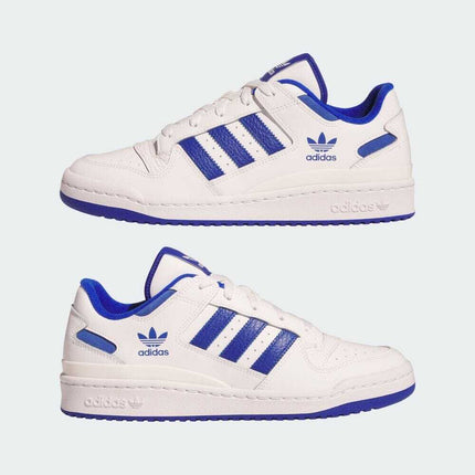 IH7829 adidas Originals Forum Low CL Core White Team Royal Blue (Men's)