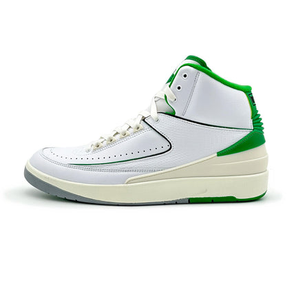 DR8884-103 Nike Air Jordan 2 Retro Lucky Green Sail White Light Steel Grey