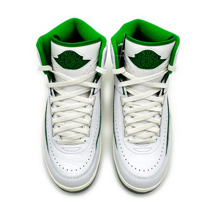 DR8884-103 Nike Air Jordan 2 Retro Lucky Green Sail White Light Steel Grey