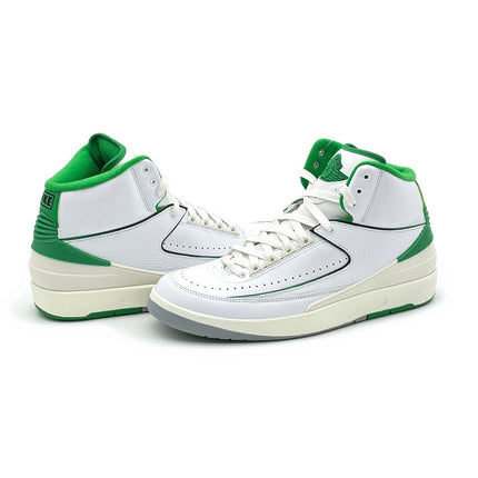 DR8884-103 Nike Air Jordan 2 Retro Lucky Green Sail White Light Steel Grey