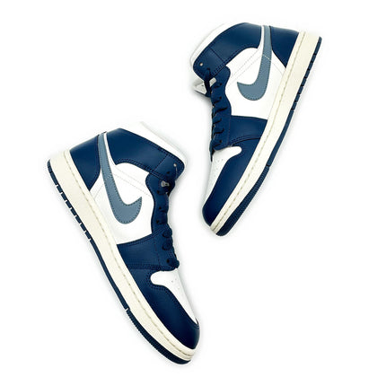 BQ6472-414 Nike Air Jordan 1 Mid Sky J French Blue (Women's)