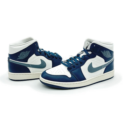 BQ6472-414 Nike Air Jordan 1 Mid Sky J French Blue (Women's)