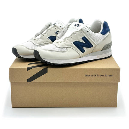 OU576LWG New Balance 576 Mood Indigo Off White (Men's)