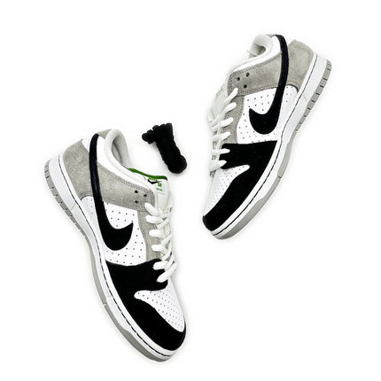 BQ6817-011 Nike SB Dunk Low Chlorophyll Medium Grey White Green Black (Men's)