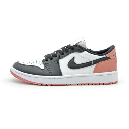 DD9315-106 Nike Air Jordan 1 Low Golf Rust Pink Black White Beige Leather Rose