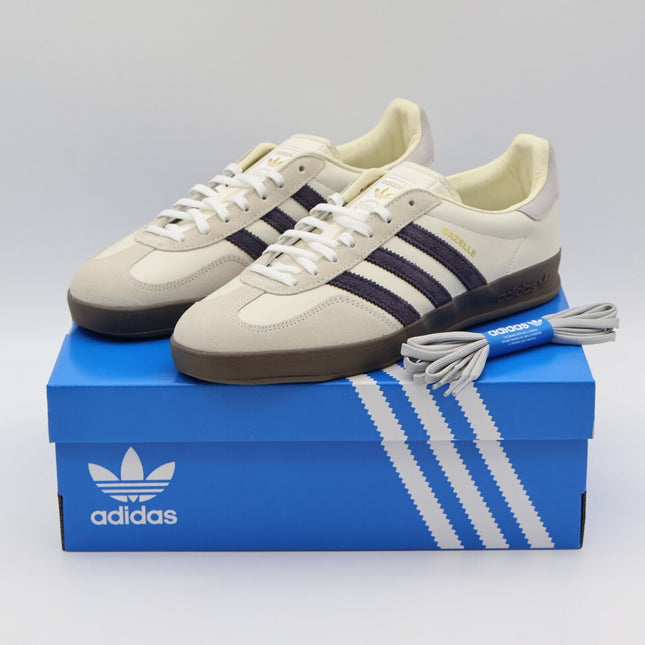 IH8548 emmi adidas Originals Gazelle Indoor Off White Aurora Black Gum (Men's)