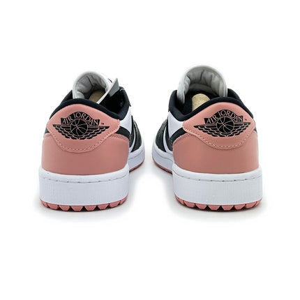 DD9315-106 Nike Air Jordan 1 Low Golf Rust Pink Black White Beige Leather Rose