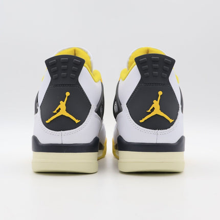 AQ9129-101 Nike Air Jordan 4 Retro Vivid Sulfur Coconut Milk Yellow (Women's)