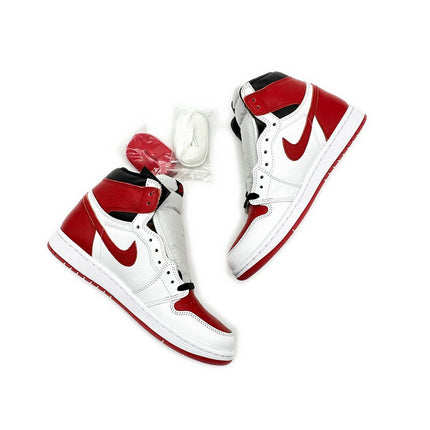 555088-161 Nike Air Jordan 1 Retro High OG Heritage University Red White Black