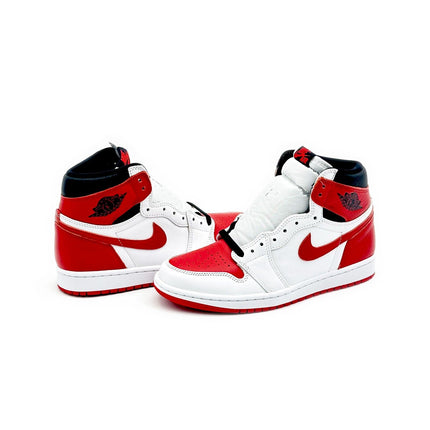 555088-161 Nike Air Jordan 1 Retro High OG Heritage University Red White Black