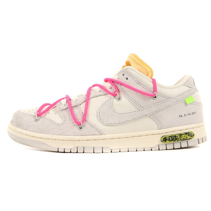 DJ0950-117 Off-White Nike Dunk Low Sail Neutral Gray Hyper Pink Lot 17 (Men's)