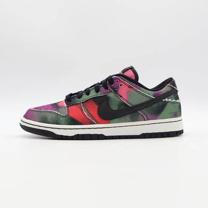 DM0108-002 Nike Dunk Low Graffiti Pink Black Sage Ash Green Tie Dye (Men's)