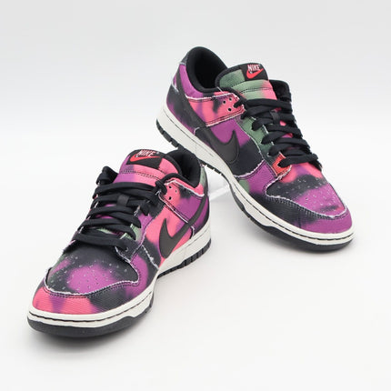 DM0108-002 Nike Dunk Low Graffiti Pink Black Sage Ash Green Tie Dye (Men's)