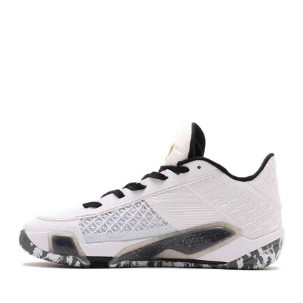 FD2325-107 Nike Air Jordan 38 Low White Black Metallic Gold (Men's)