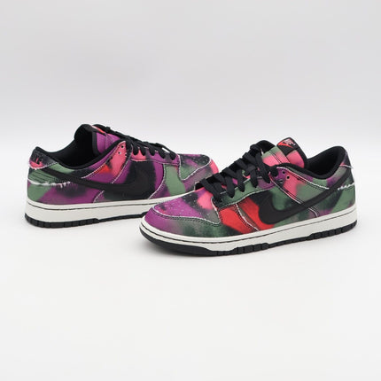 DM0108-002 Nike Dunk Low Graffiti Pink Black Sage Ash Green Tie Dye (Men's)